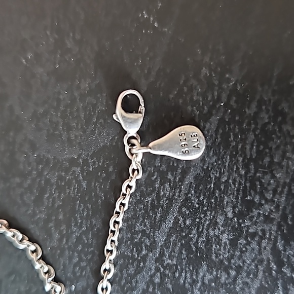 Pandora Sterling Silver Pave Infinity Chain Link Bracelet - Picture 11 of 16